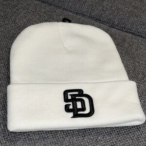 SD Logo white Beanie